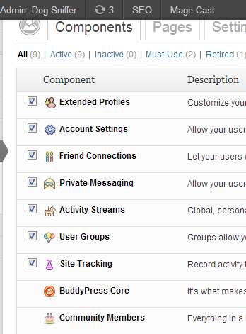 Custom BuddyPress Profile Menu: Add & Remove BP Menu Pages